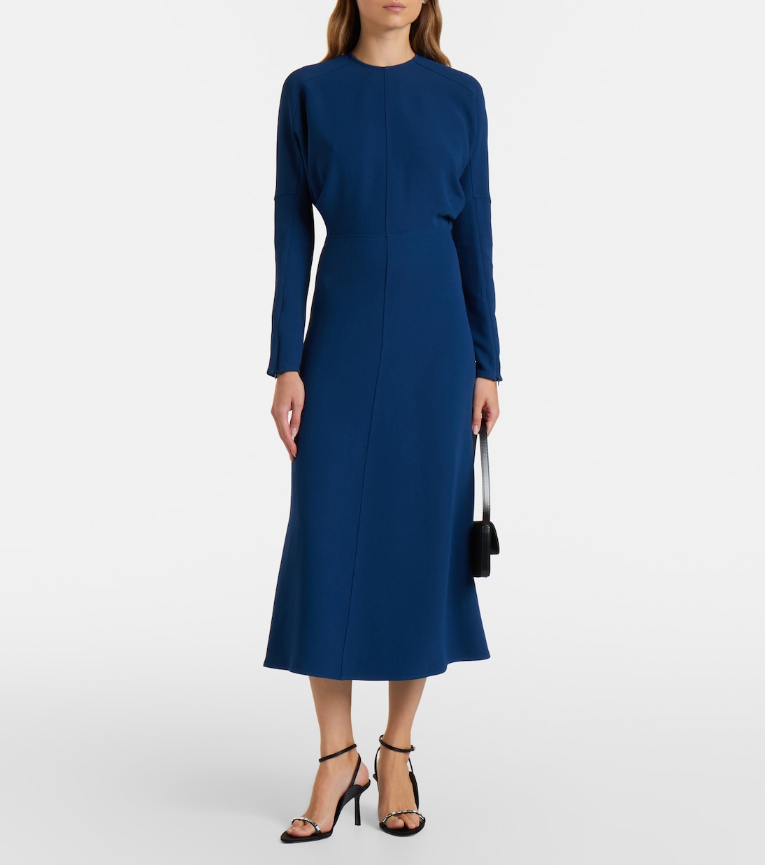 Abito midi in cady | Victoria Beckham