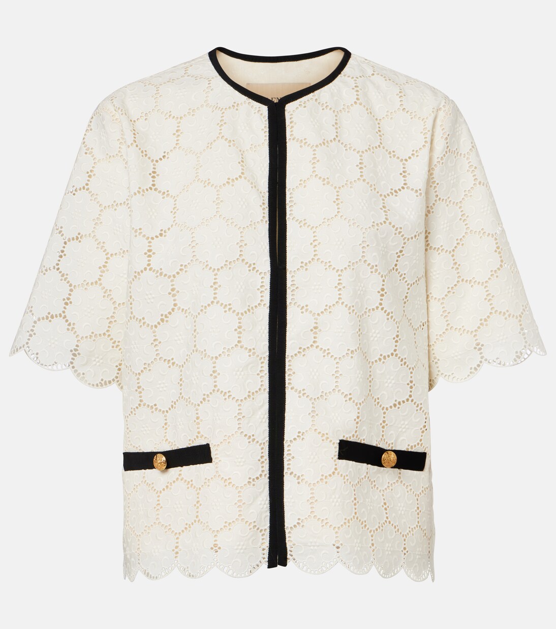 Embroidered cotton jacket | Valentino