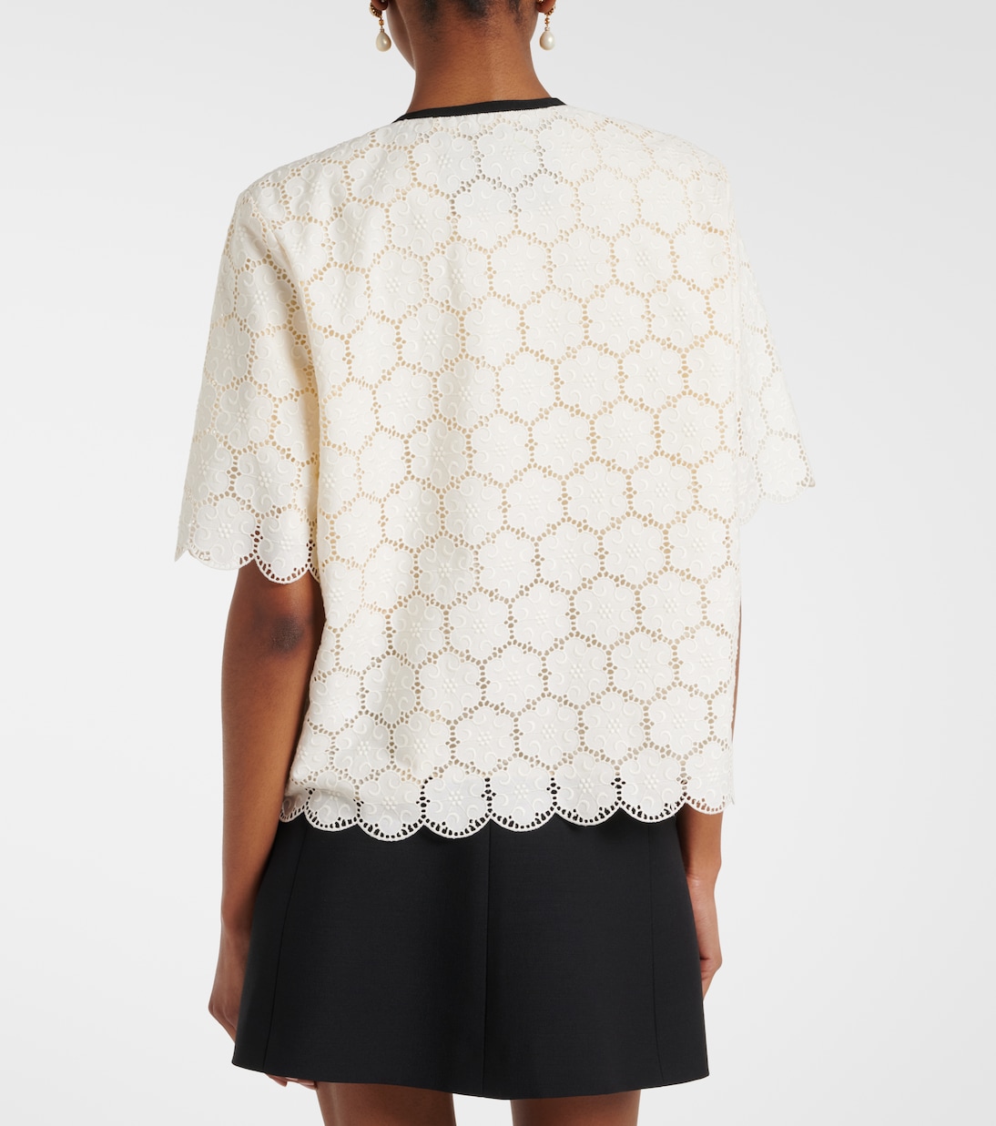 Embroidered cotton jacket | Valentino