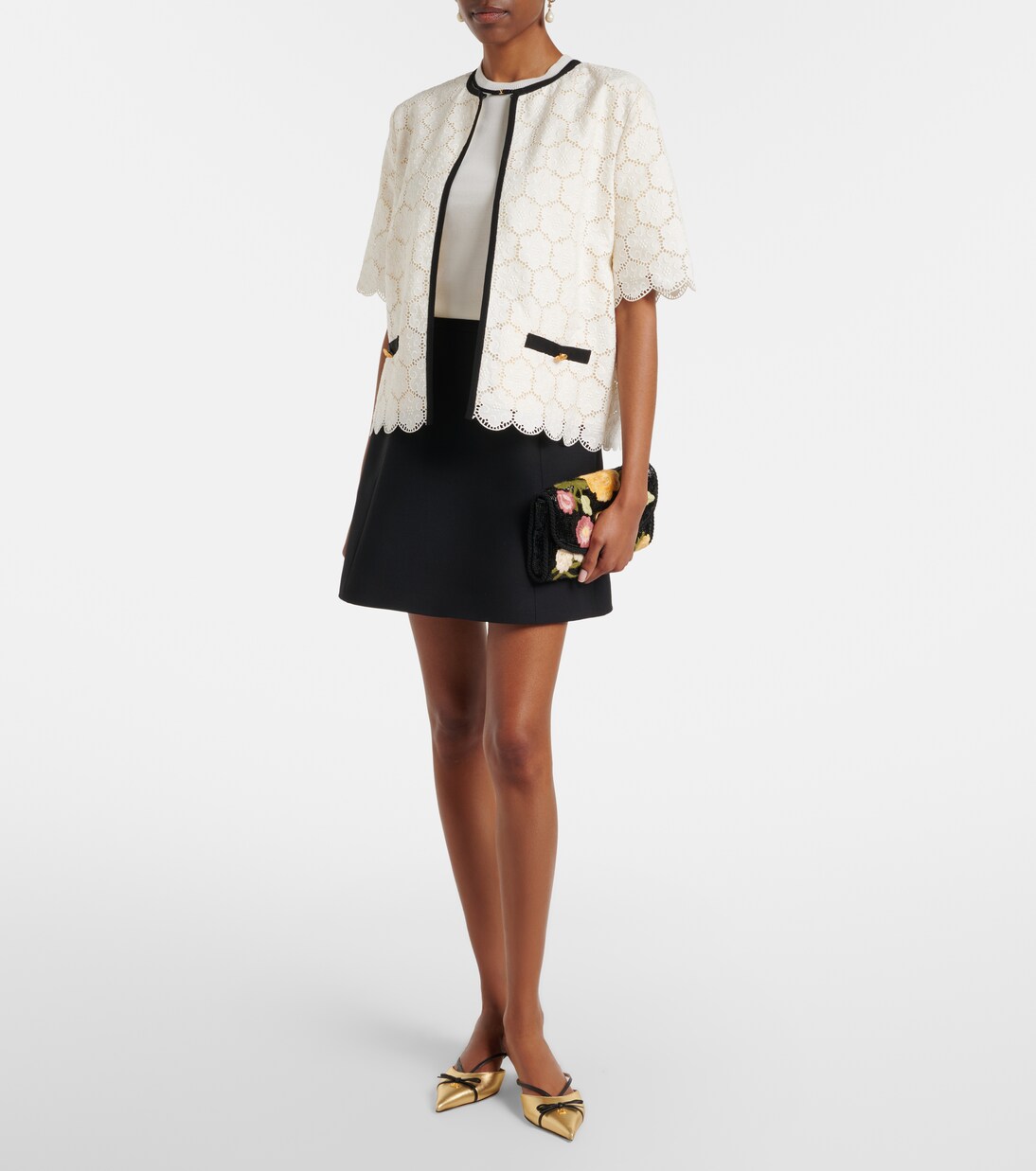 Embroidered cotton jacket | Valentino