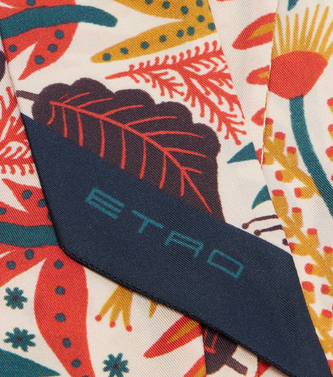Printed silk twill scarf | Etro