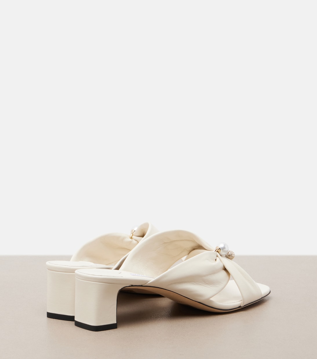 Rafi缀饰皮革穆勒鞋 | Jimmy Choo