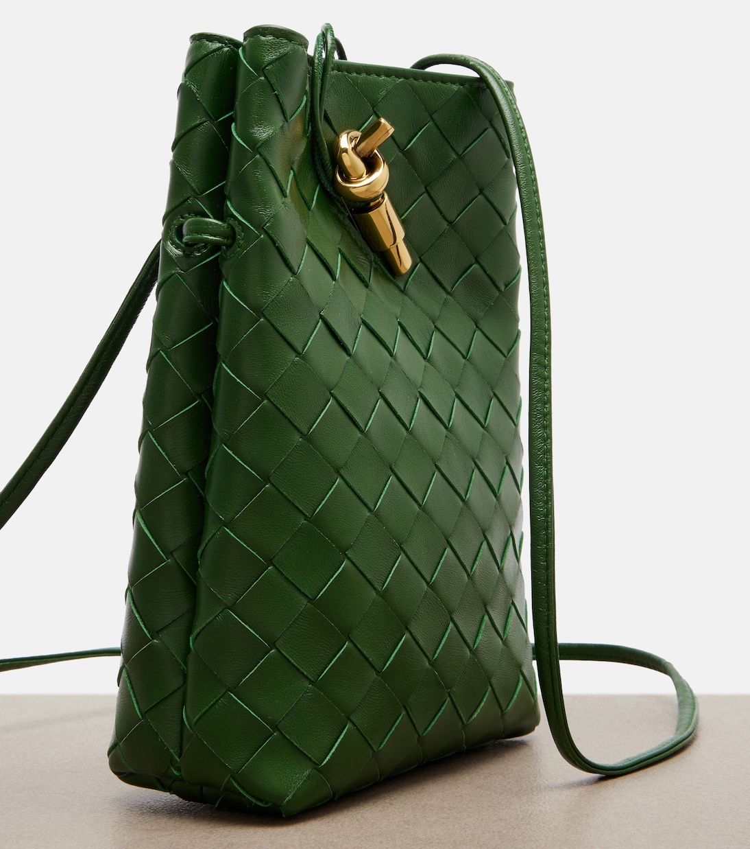 Andiamo Mini leather crossbody bag | Bottega Veneta