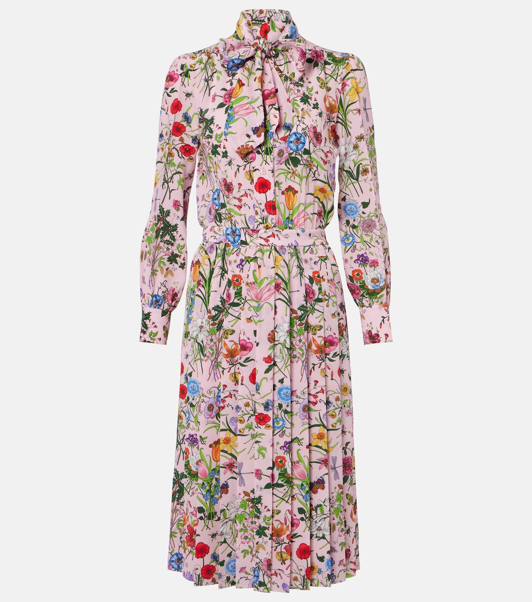 Hemdblusenkleid aus Seide | Gucci