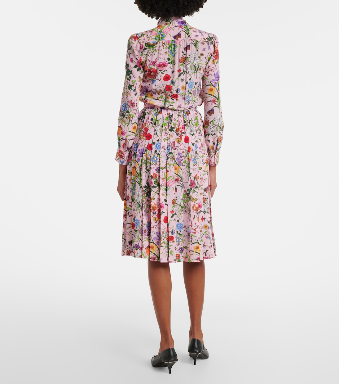 Hemdblusenkleid aus Seide | Gucci