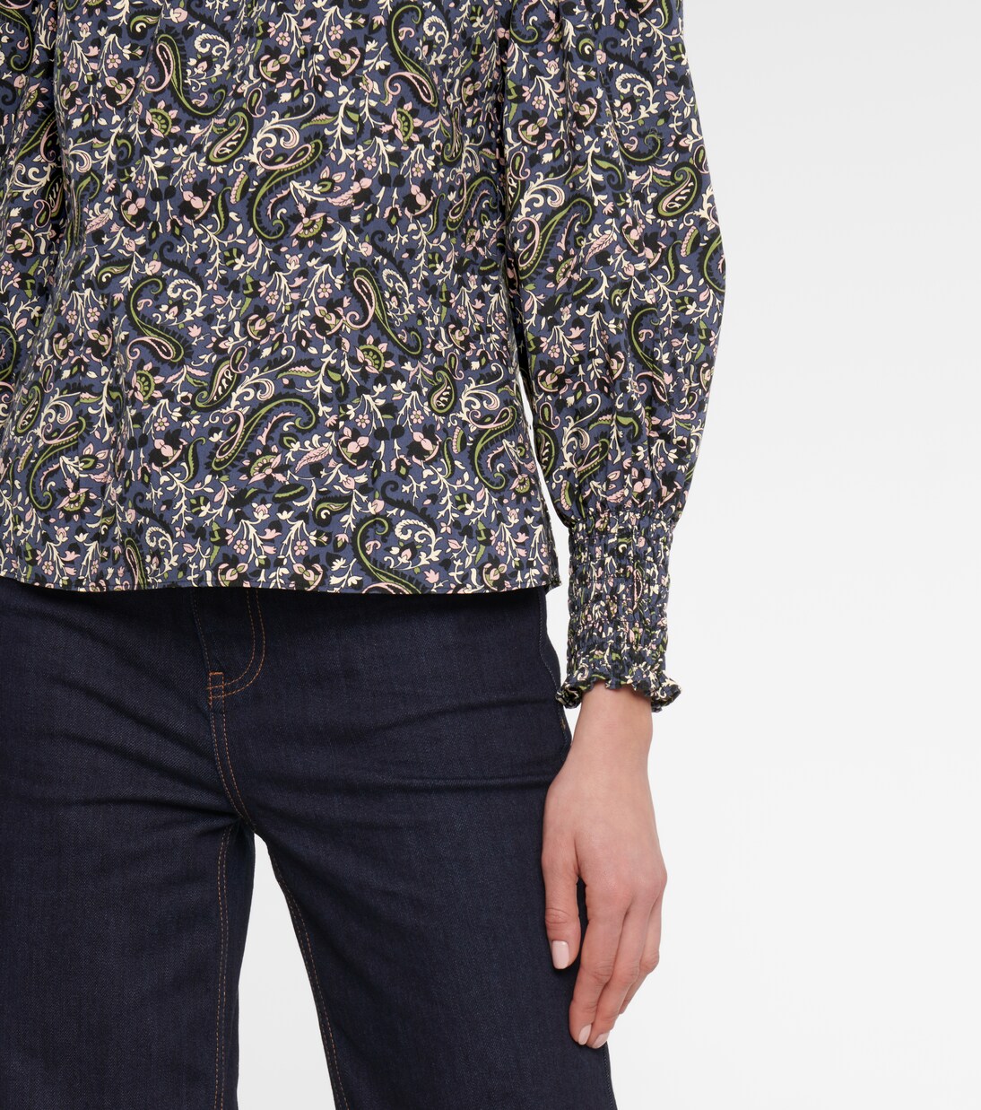 Top Gaia en coton à motif cachemire | Veronica Beard