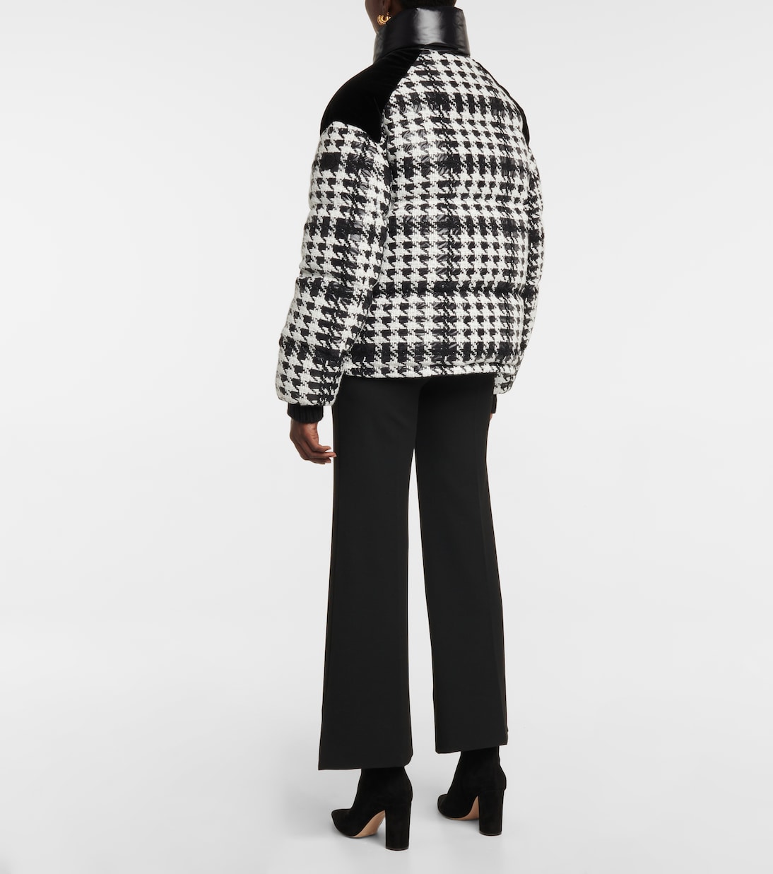 Erine checked puffer jacket | Moncler