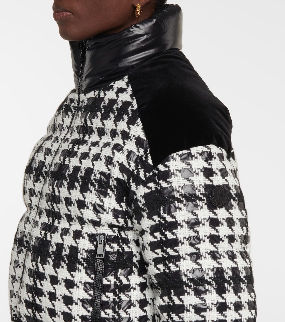 Erine checked puffer jacket | Moncler