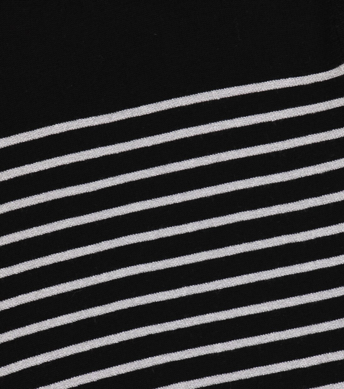 Striped lamé virgin wool sweater | Balmain Kids