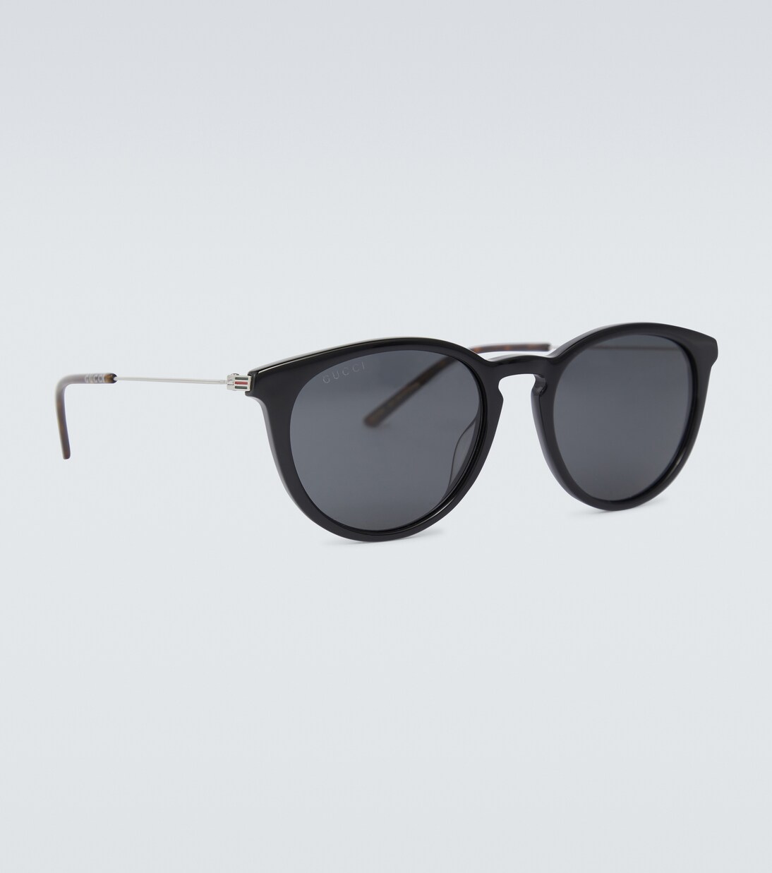 Round acetate and metal sunglasses | Gucci