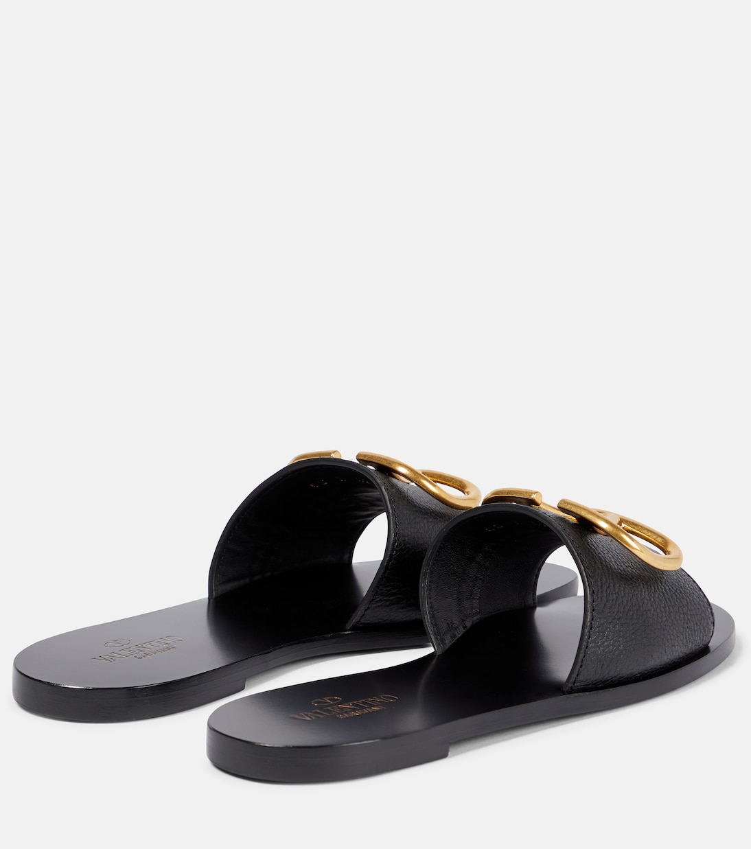 Pantoletten VLogo Signature aus Leder | Valentino Garavani