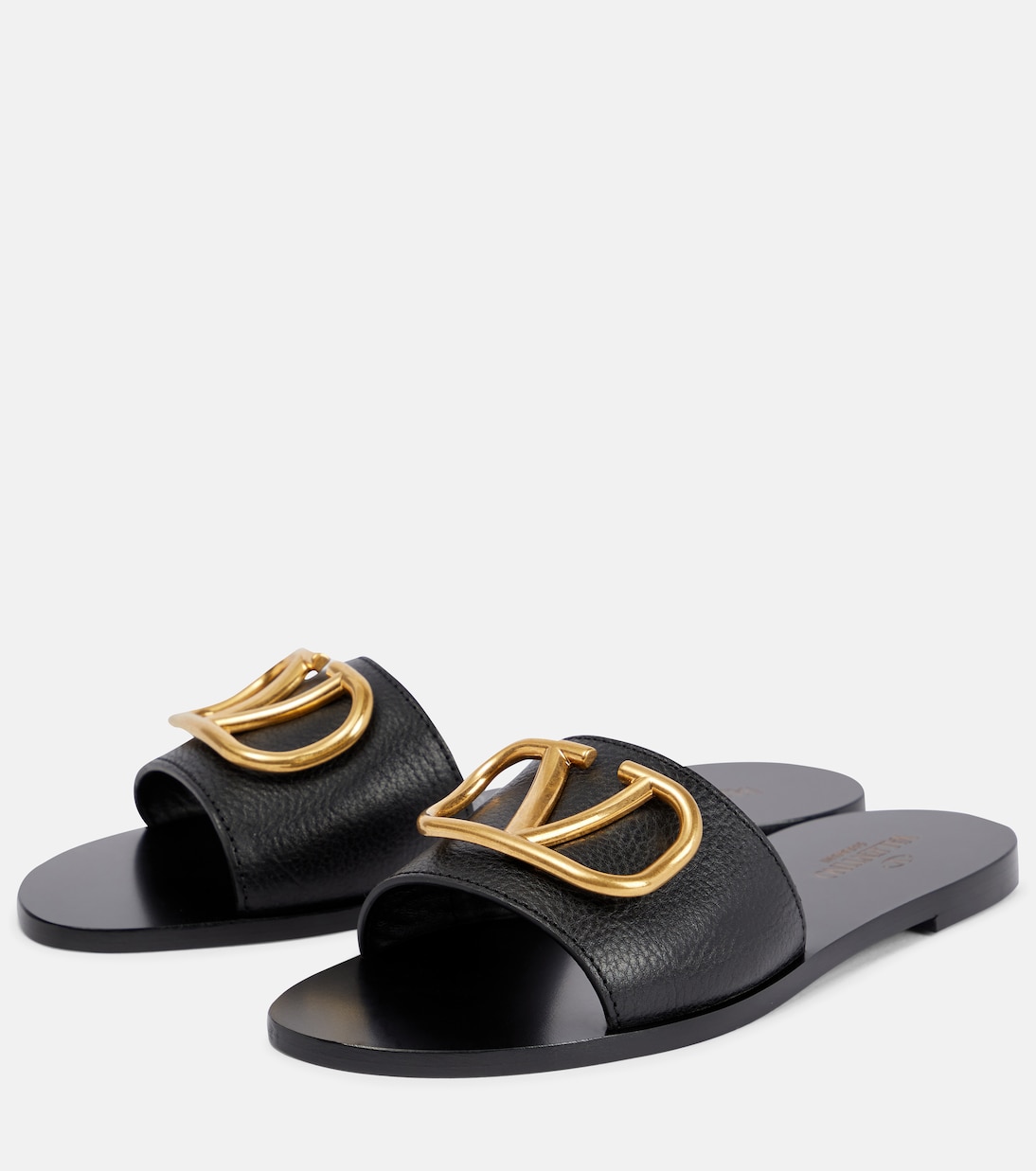 Pantoletten VLogo Signature aus Leder | Valentino Garavani