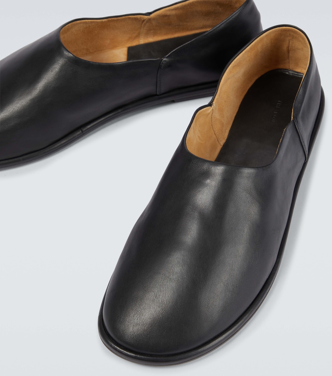 Canal slip-on leather shoes | The Row