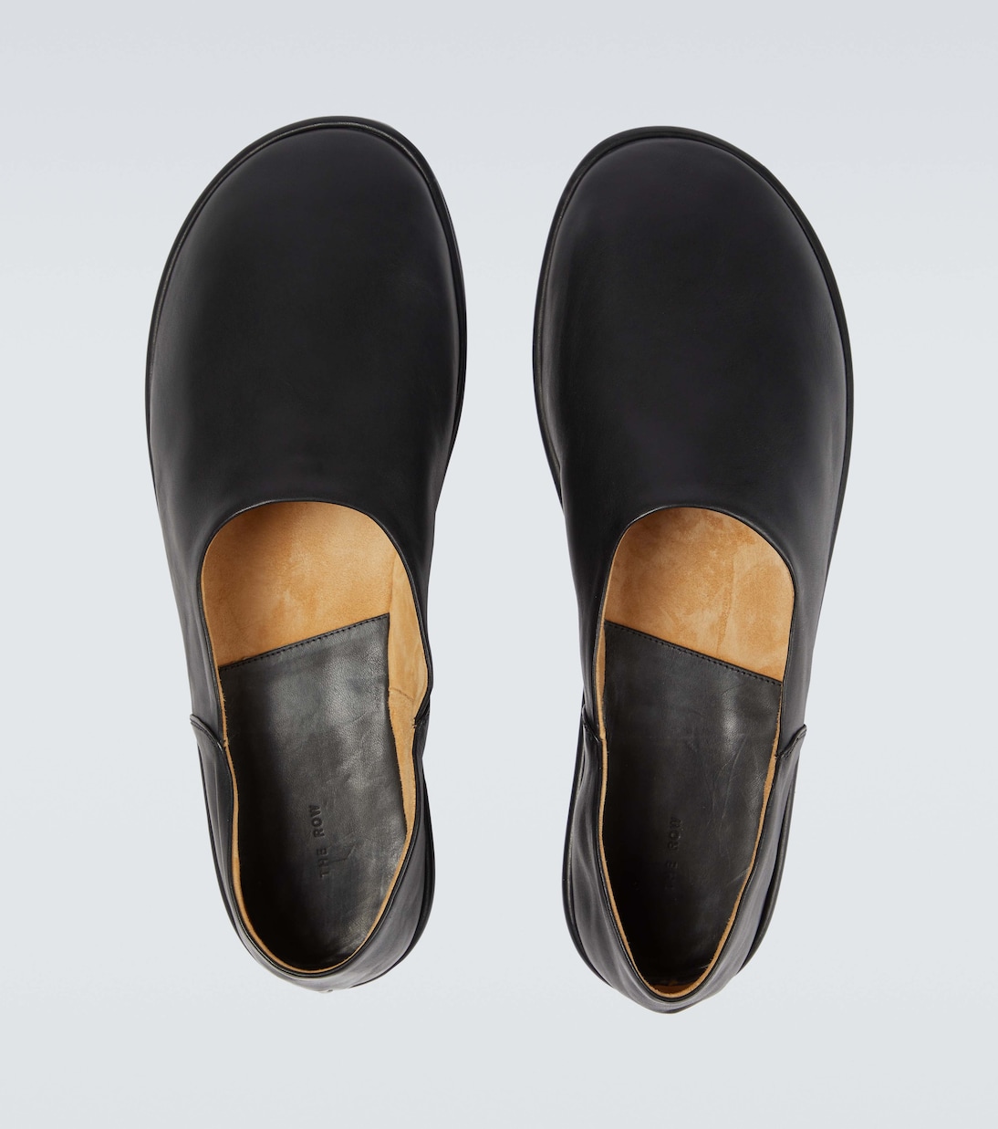 Canal slip-on leather shoes | The Row