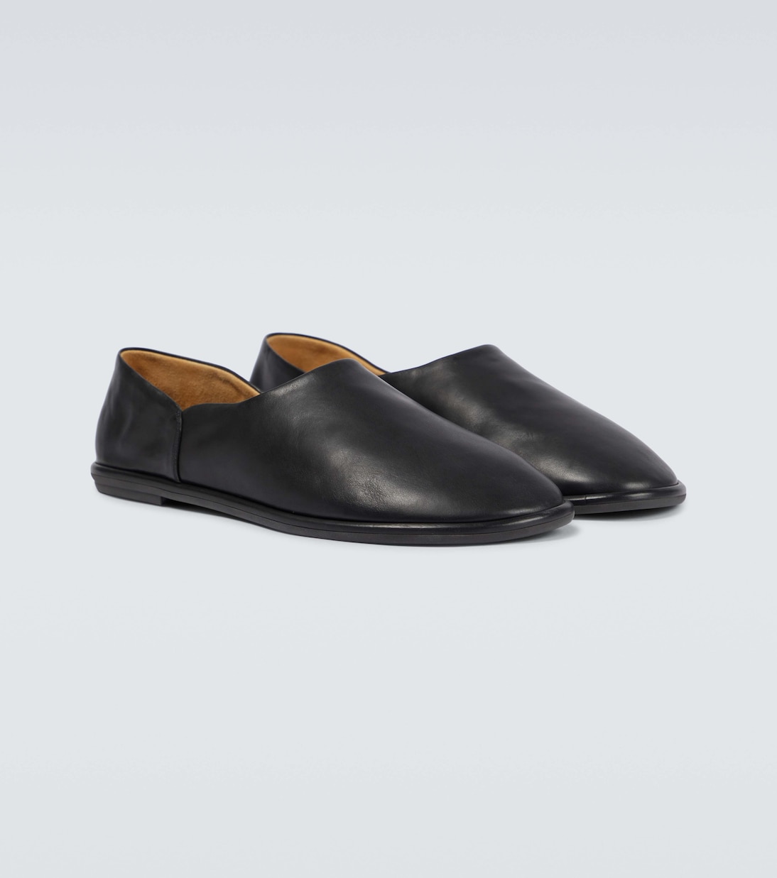 Canal slip-on leather shoes | The Row
