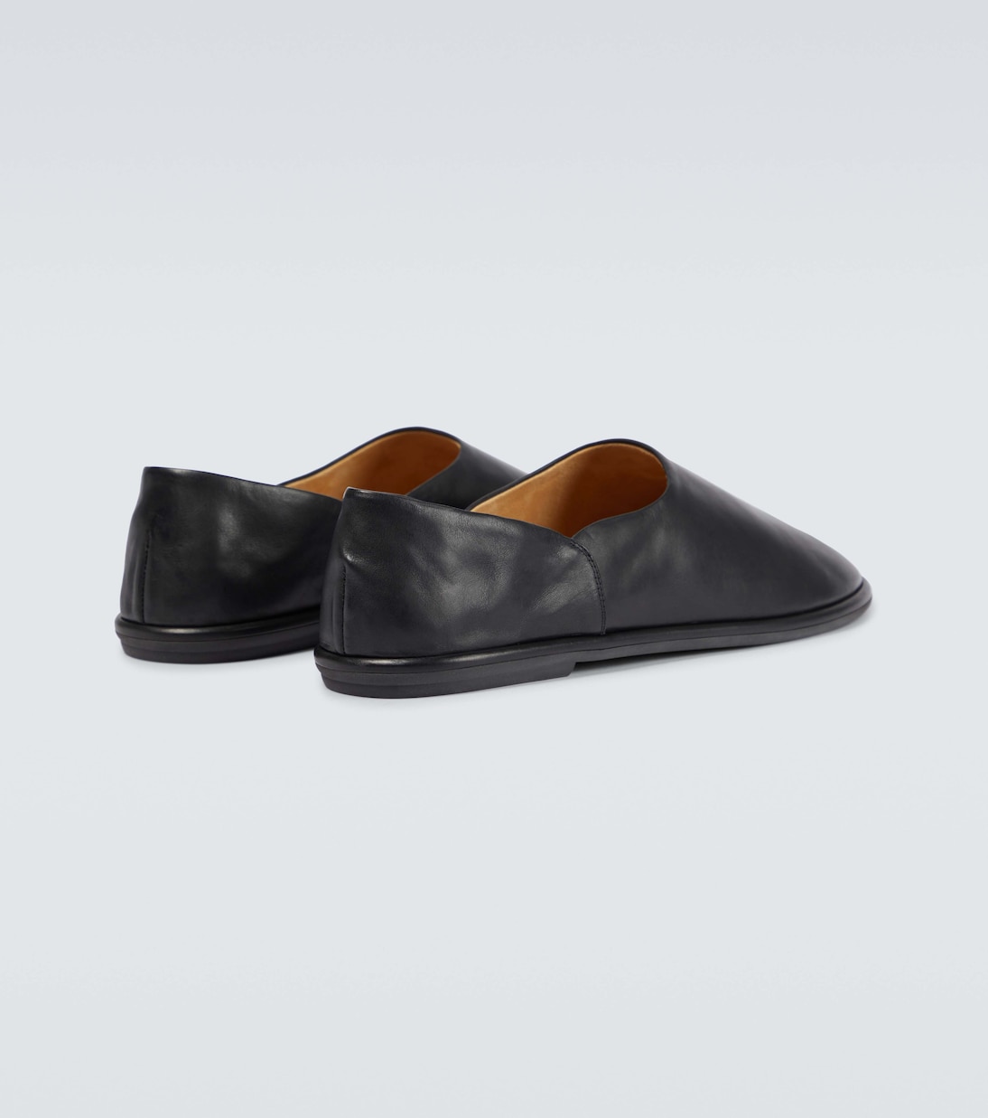 Canal slip-on leather shoes | The Row