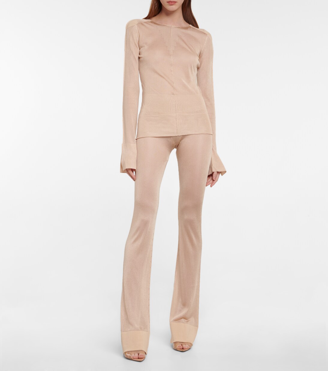 X Lotta Volkova High-Rise-Schlaghose | Jean Paul Gaultier