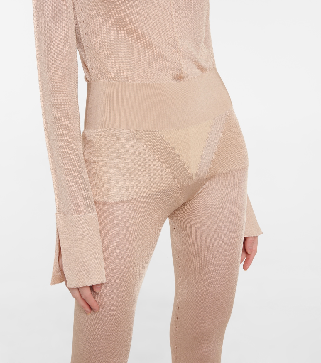 X Lotta Volkova High-Rise-Schlaghose | Jean Paul Gaultier