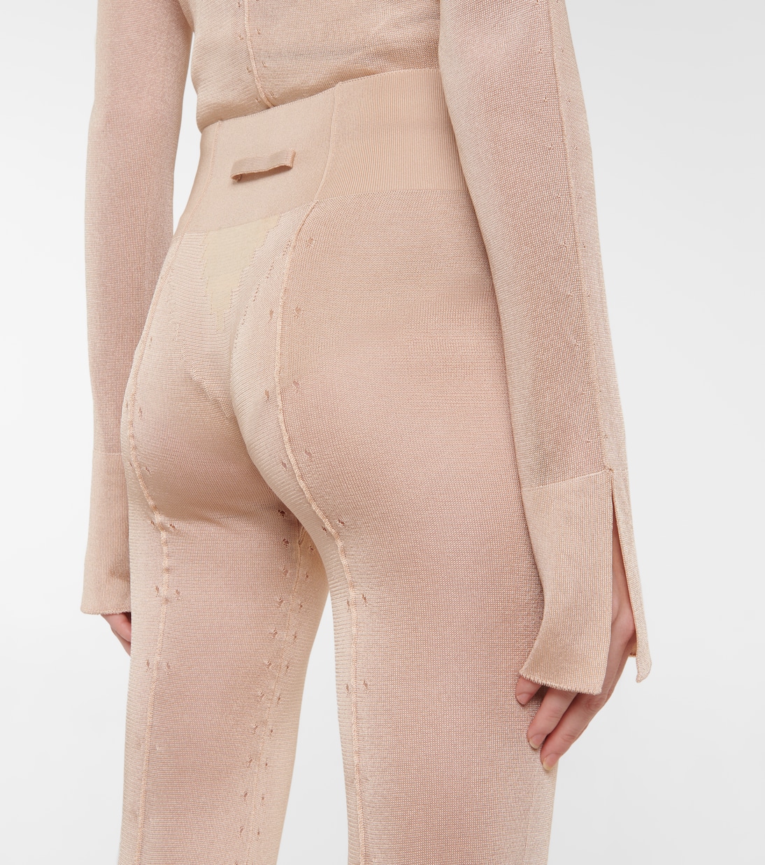 X Lotta Volkova High-Rise-Schlaghose | Jean Paul Gaultier