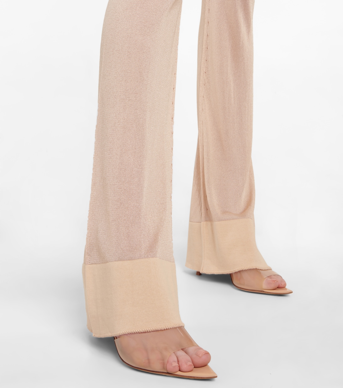 X Lotta Volkova High-Rise-Schlaghose | Jean Paul Gaultier