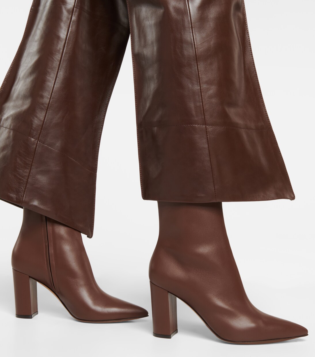 Piper 85 leather ankle boots | Gianvito Rossi