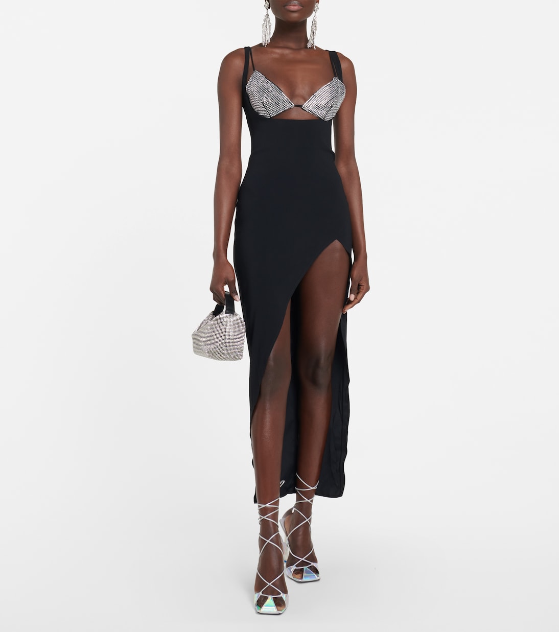 Robe midi à cristaux | Giuseppe di Morabito