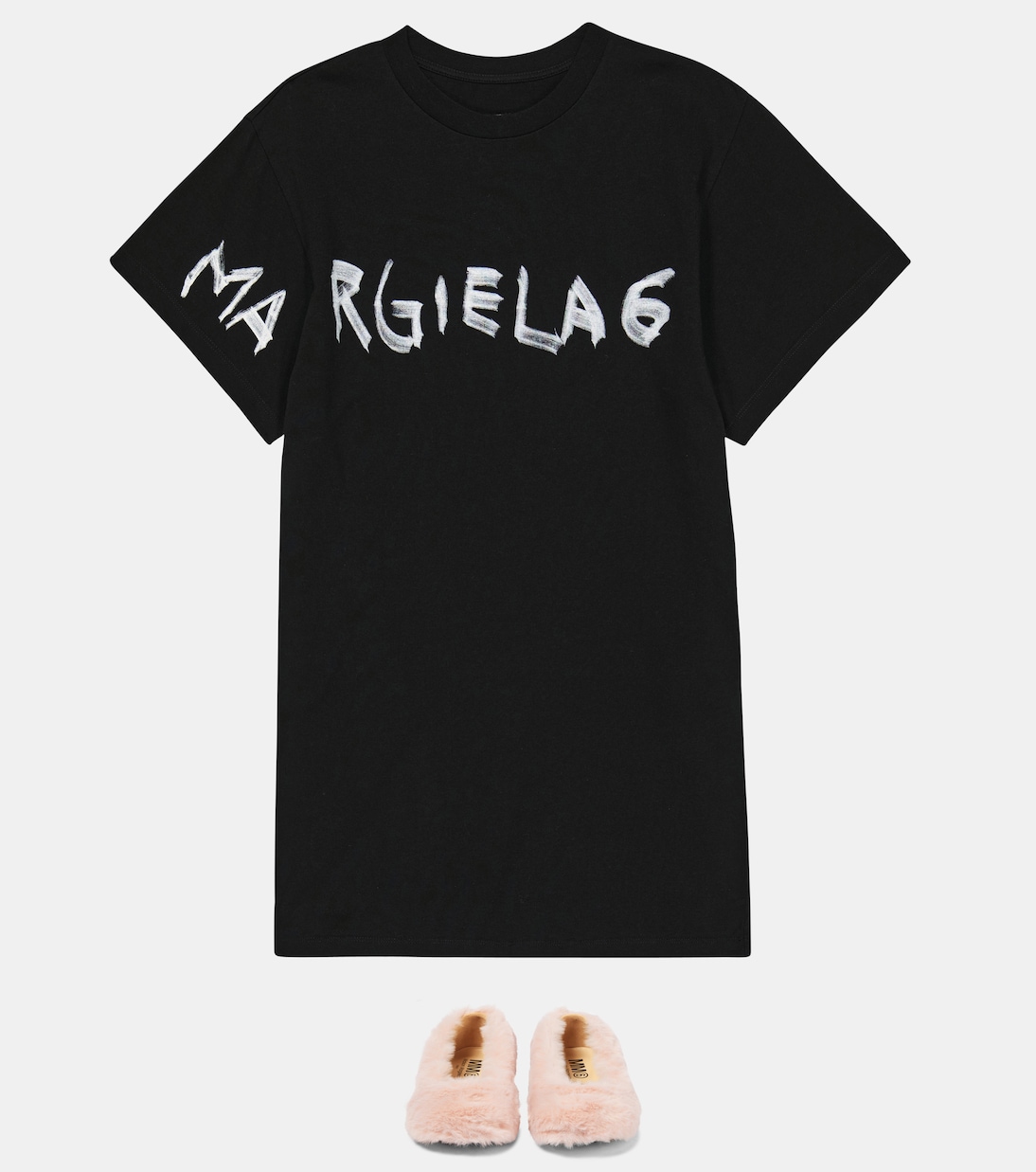 Robe t-shirt en coton à logo | MM6 Maison Margiela Kids