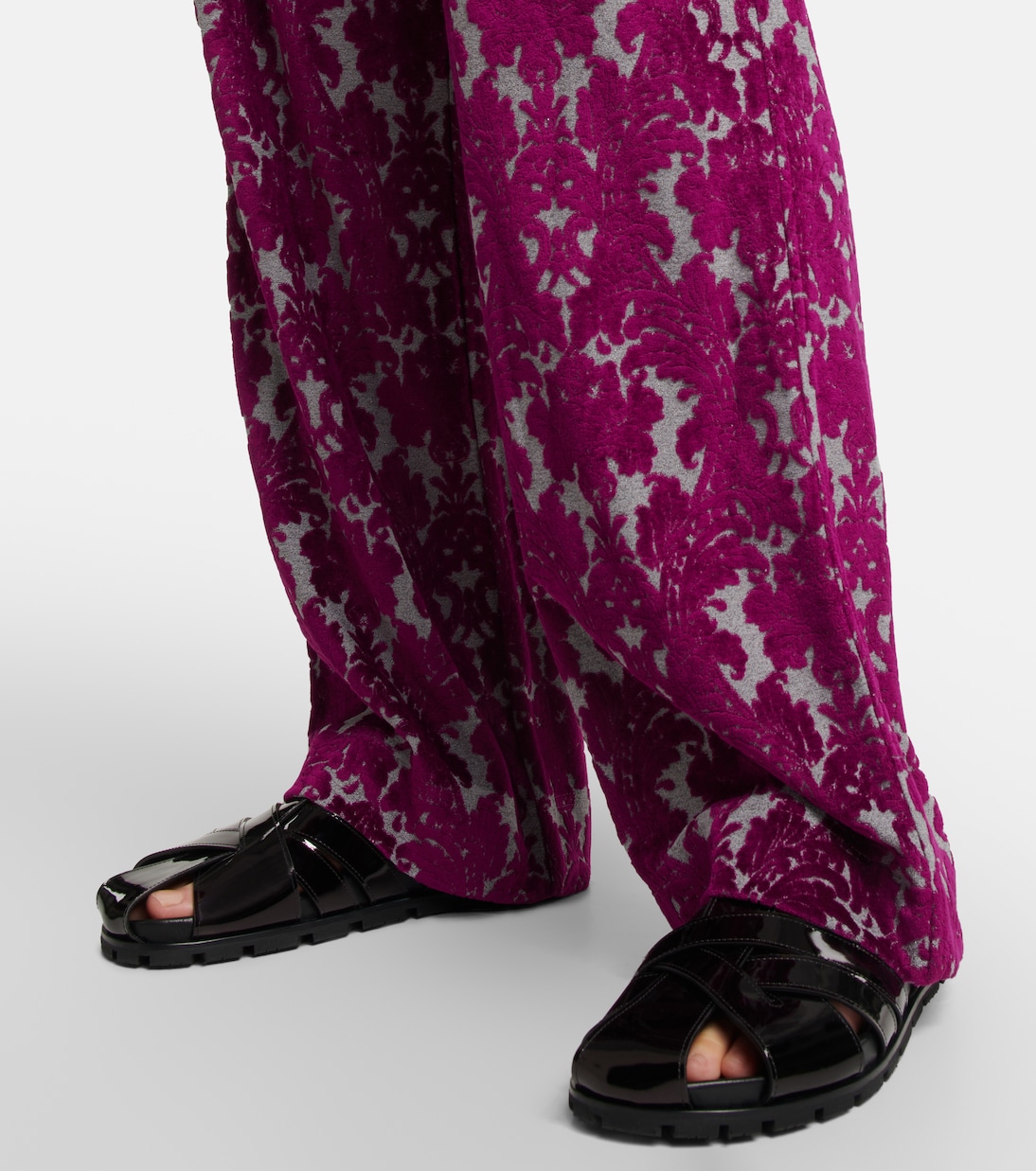 Sandalen aus Lackleder | Dries Van Noten