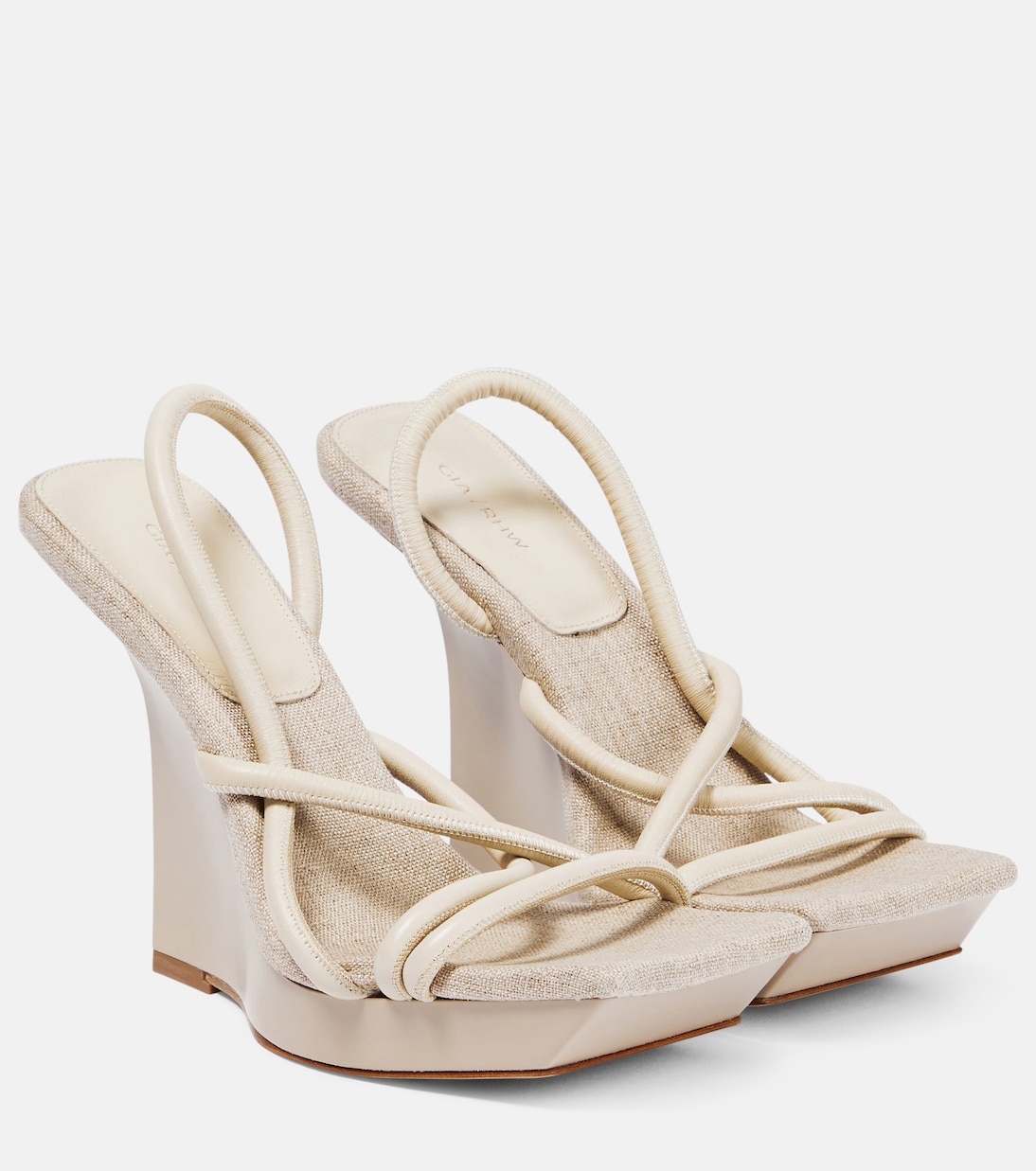 Wedge-Sandalen Rosie 39 aus Leder | Gia Borghini