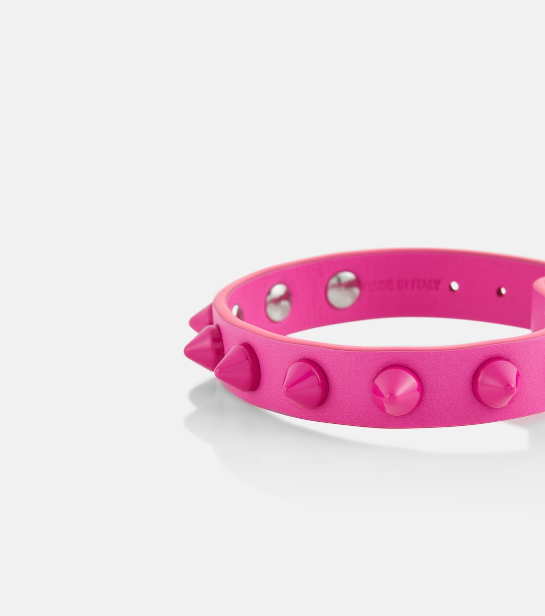 Loubilink embellished leather bracelet | Christian Louboutin