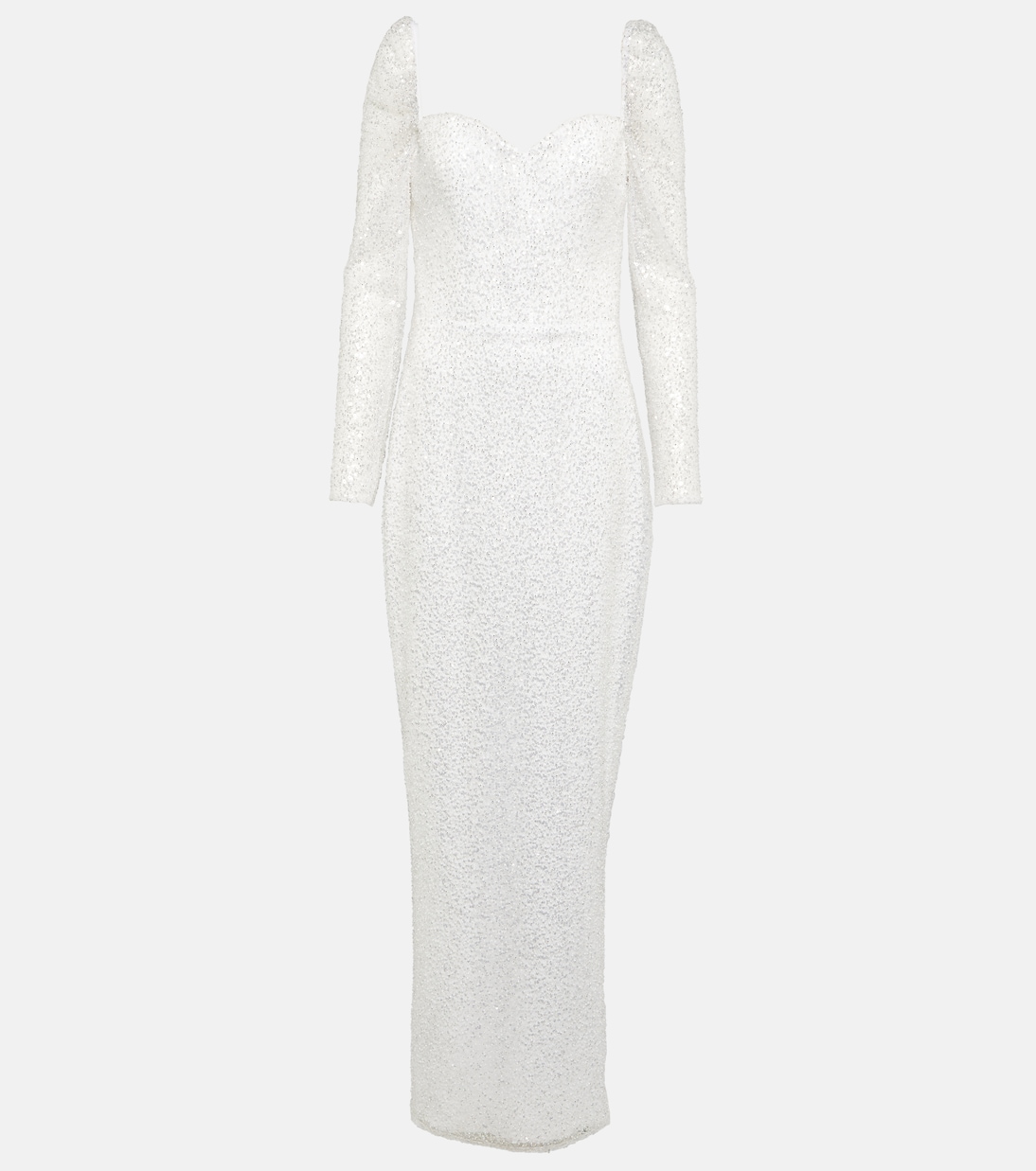 Bridal Robe Rossalind mit Pailletten | Rasario