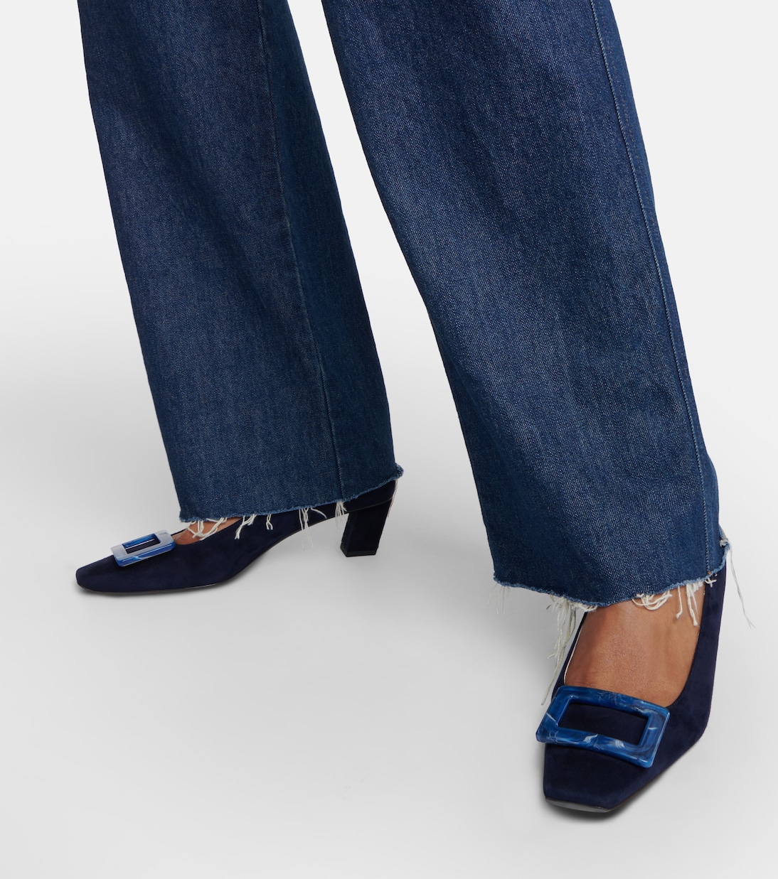 Belle Vivier 45 suede pumps | Roger Vivier