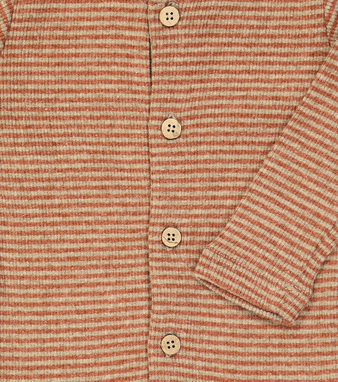 Baby Zabar striped cotton-blend onesie | 1 + in the Family