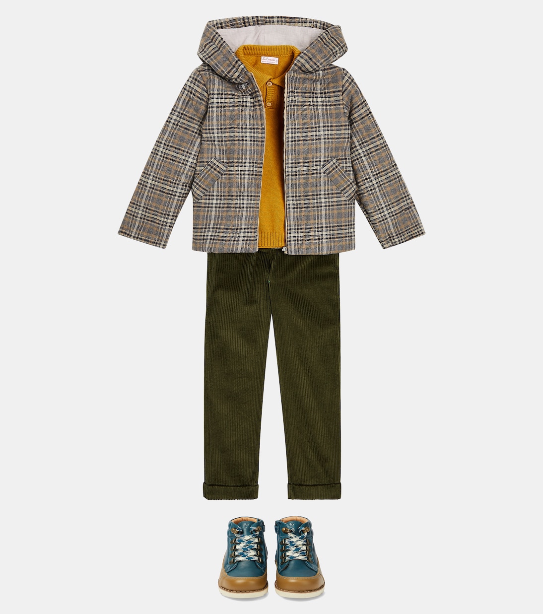 Olfo checked jacket | La Coqueta