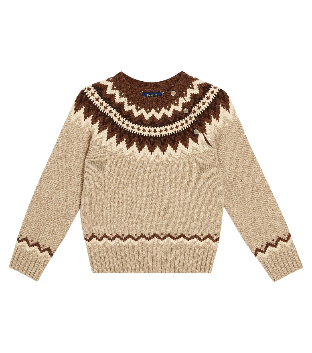 Fair Isle wool-blend sweater | Polo Ralph Lauren Kids