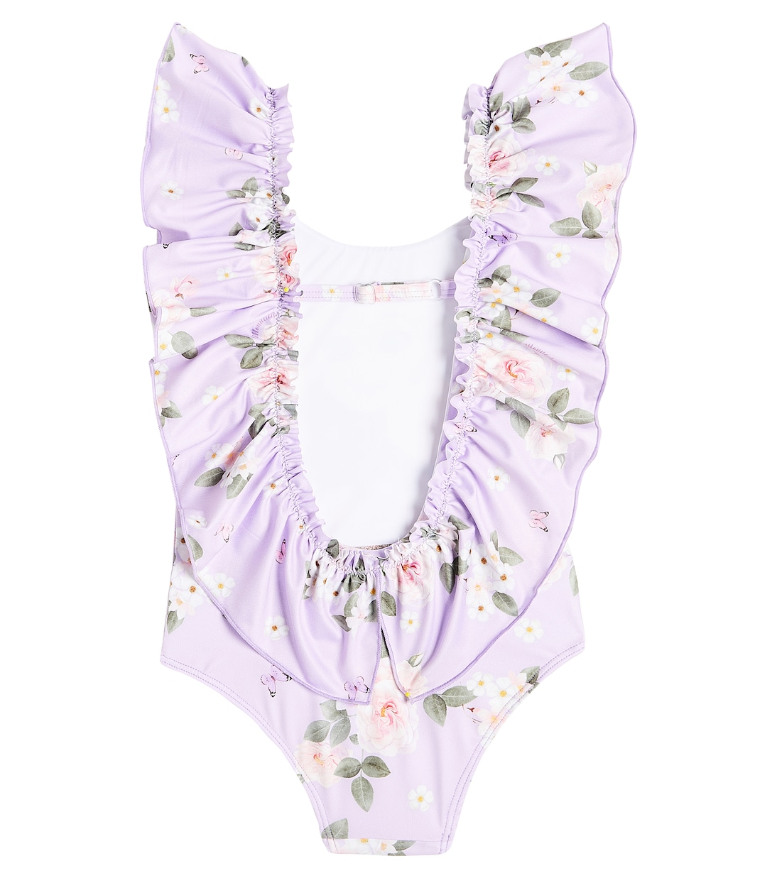 Printed ruffled swimsuit | Monnalisa