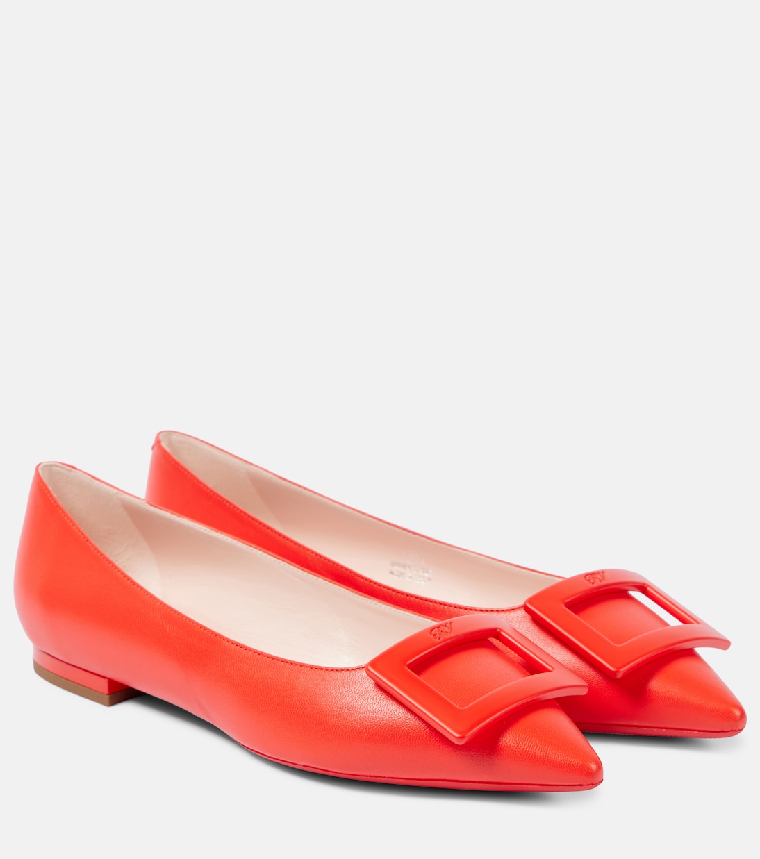 Gommettine Ball leather ballet flats | Roger Vivier