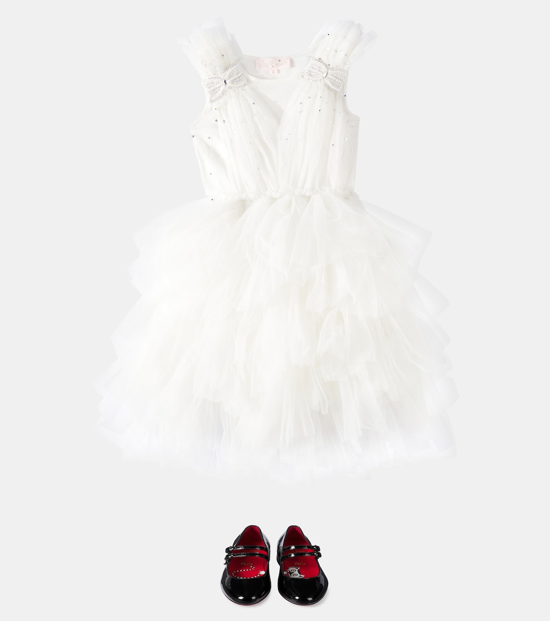 Mary-Jane-Ballerinas Jane Fille aus Lackleder | Christian Louboutin Kids