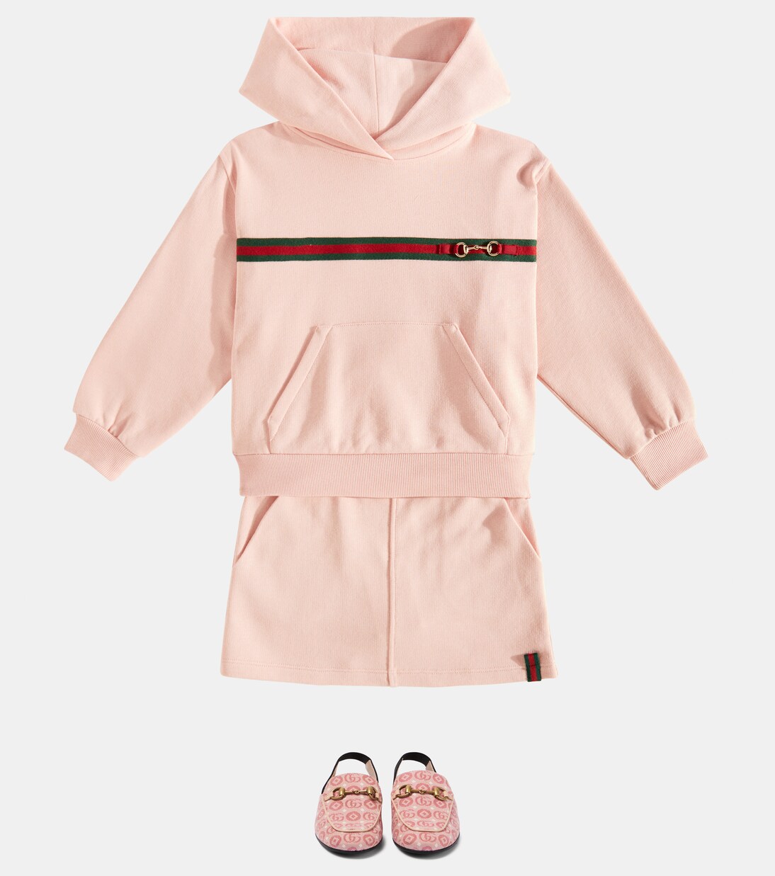 Hoodie Web Horsebit aus Baumwolle | Gucci Kids