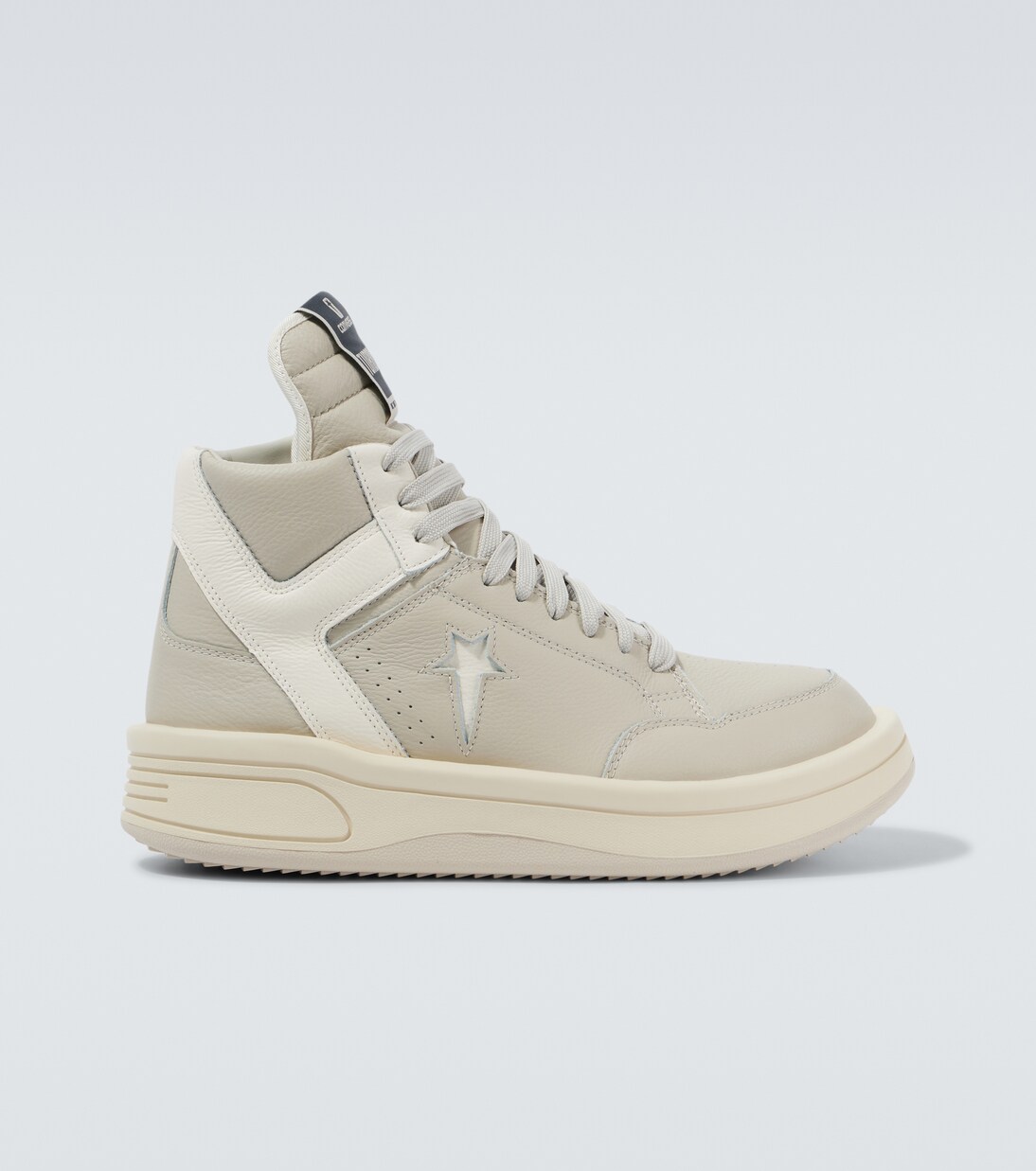 x Converse Turbowpn leather sneakers | Rick Owens