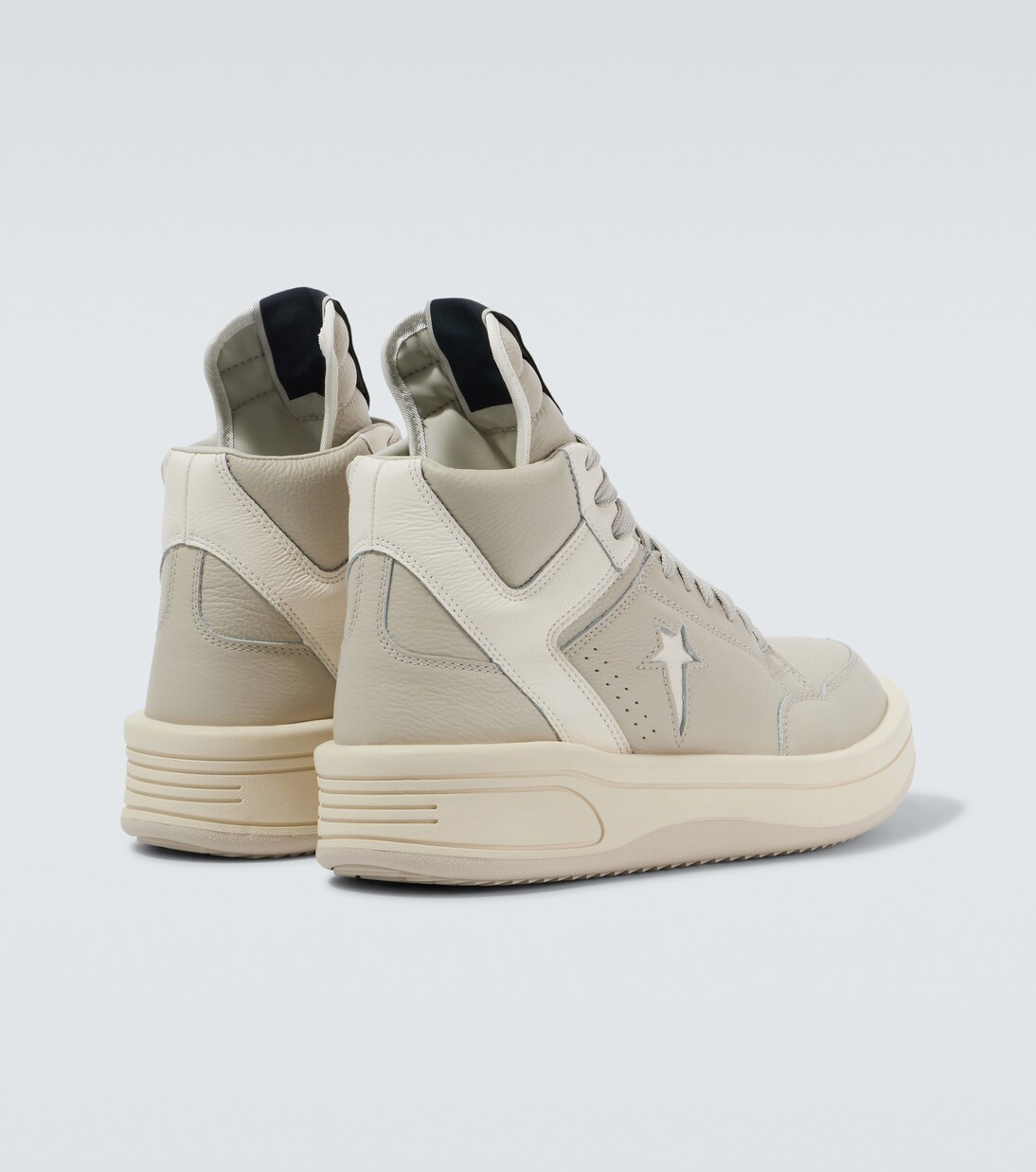 x Converse Turbowpn leather sneakers | Rick Owens