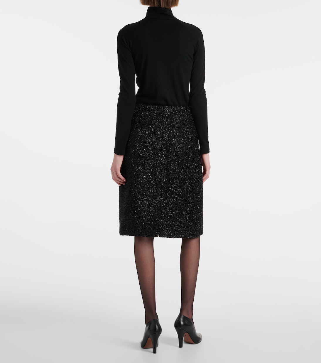 Corinna lamé pencil skirt | The Row