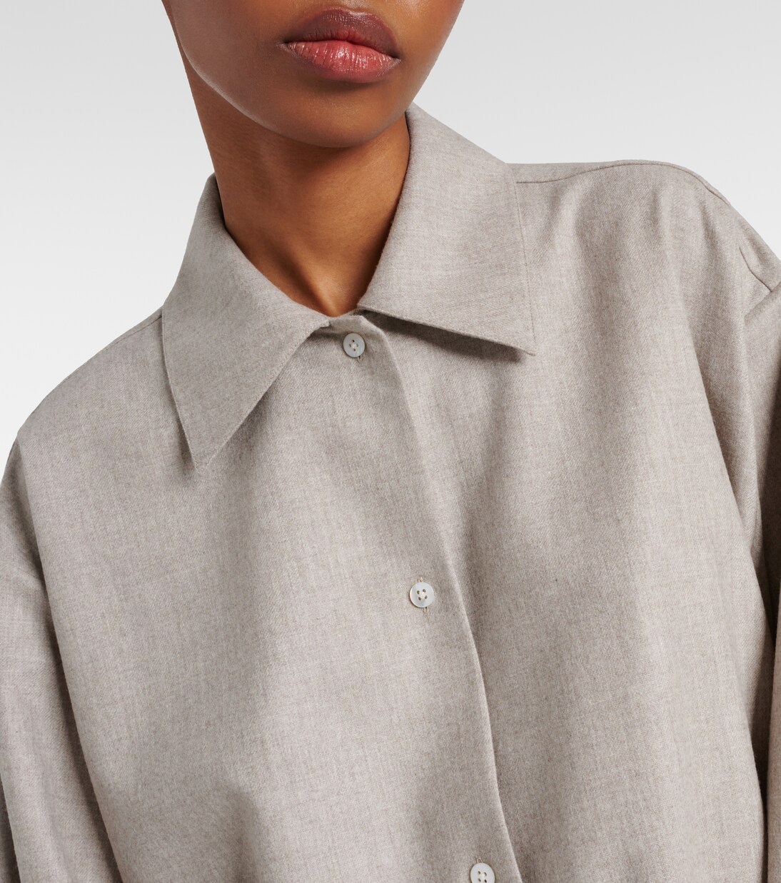 Komako wool and cashmere shirt | The Row