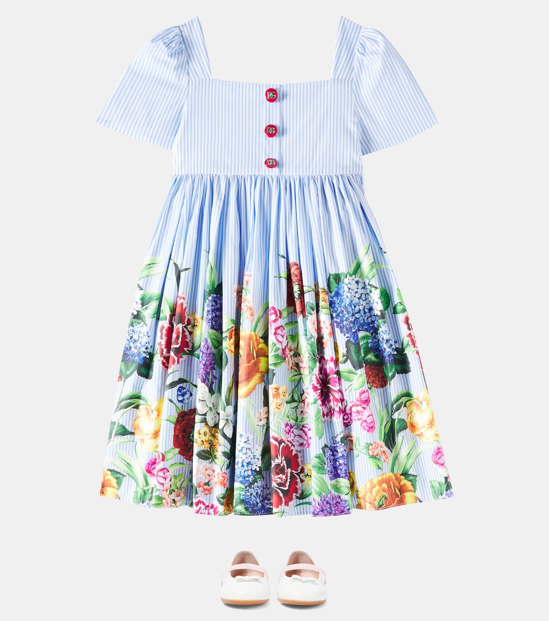 Bailarinas de piel | Dolce&Gabbana Kids