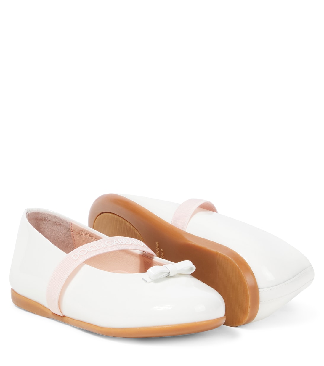 Bailarinas de piel | Dolce&Gabbana Kids