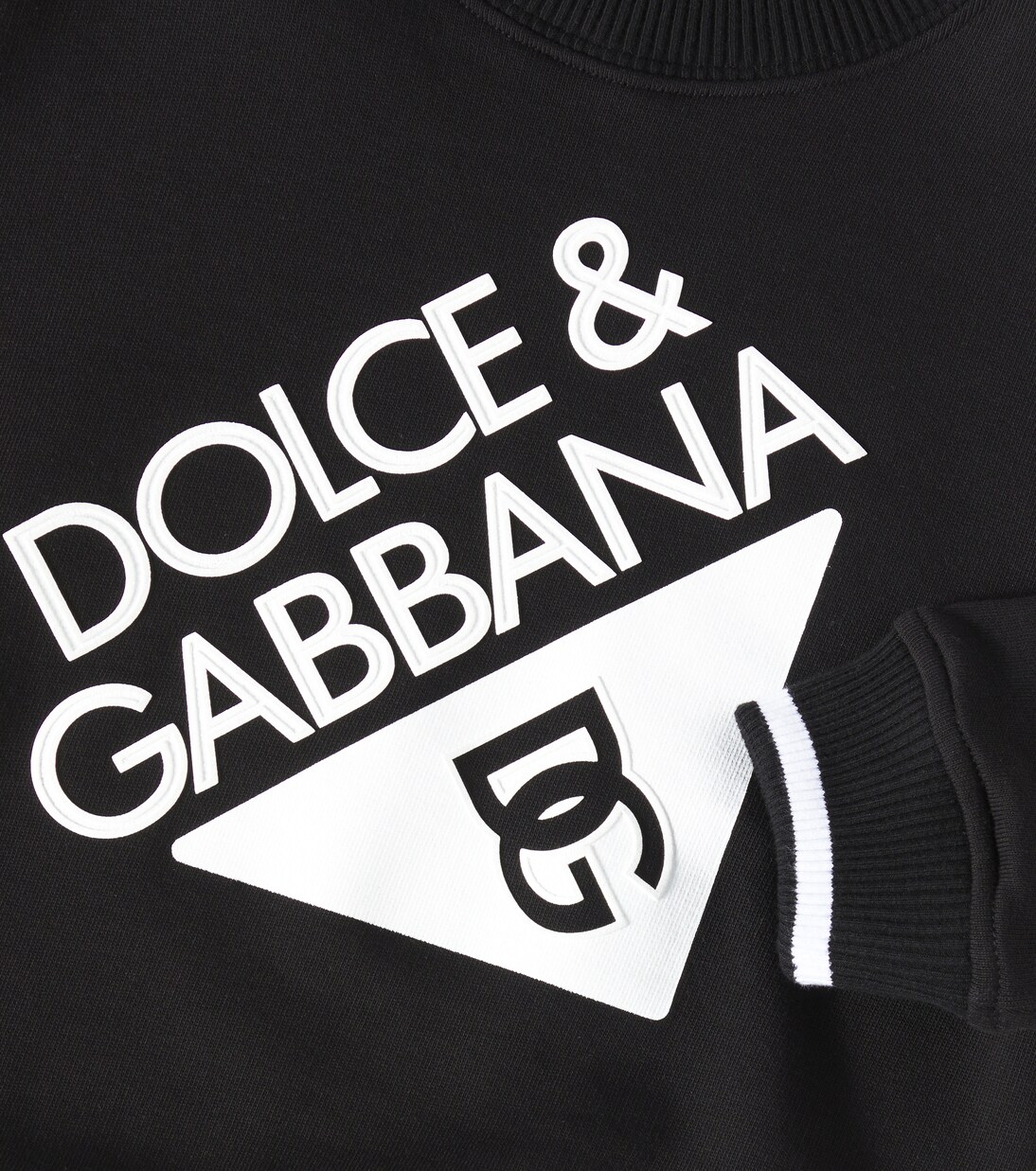 Logo cotton jersey sweatshirt | Dolce&Gabbana Kids