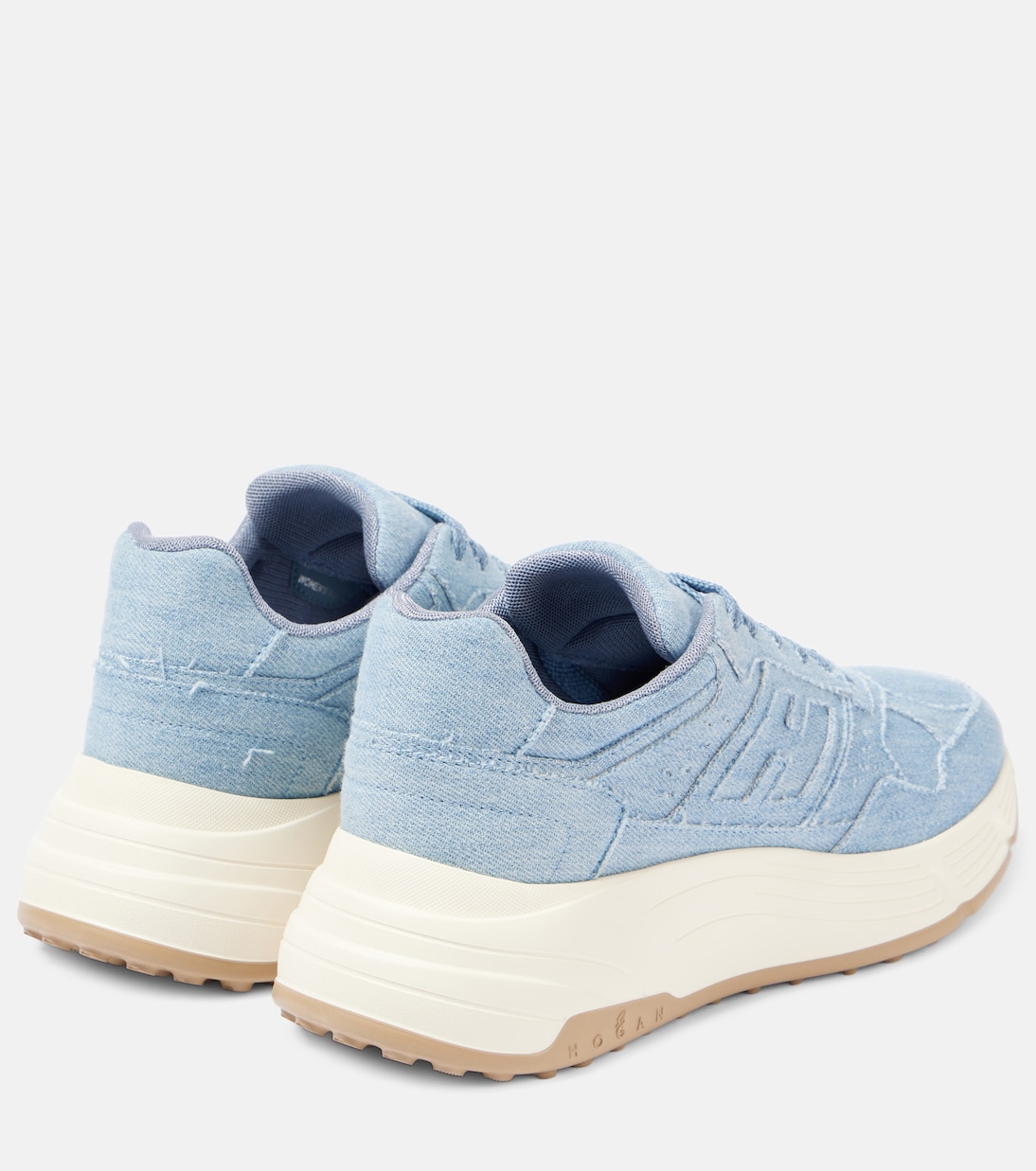 Sneakers Hi-Fi aus Denim | Hogan