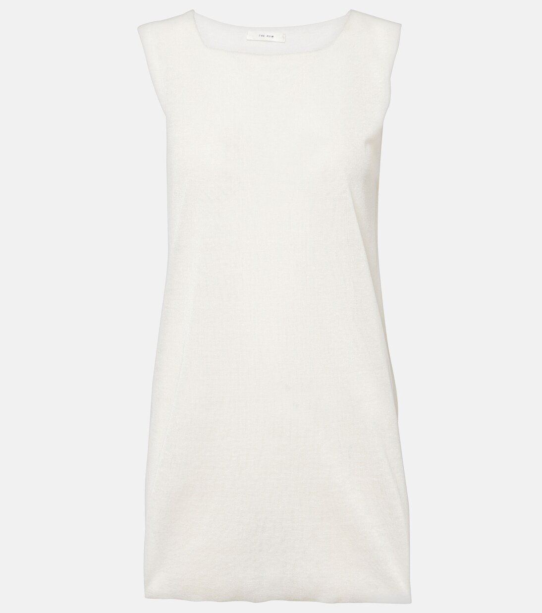 Jaylen linen and cotton-blend top | The Row