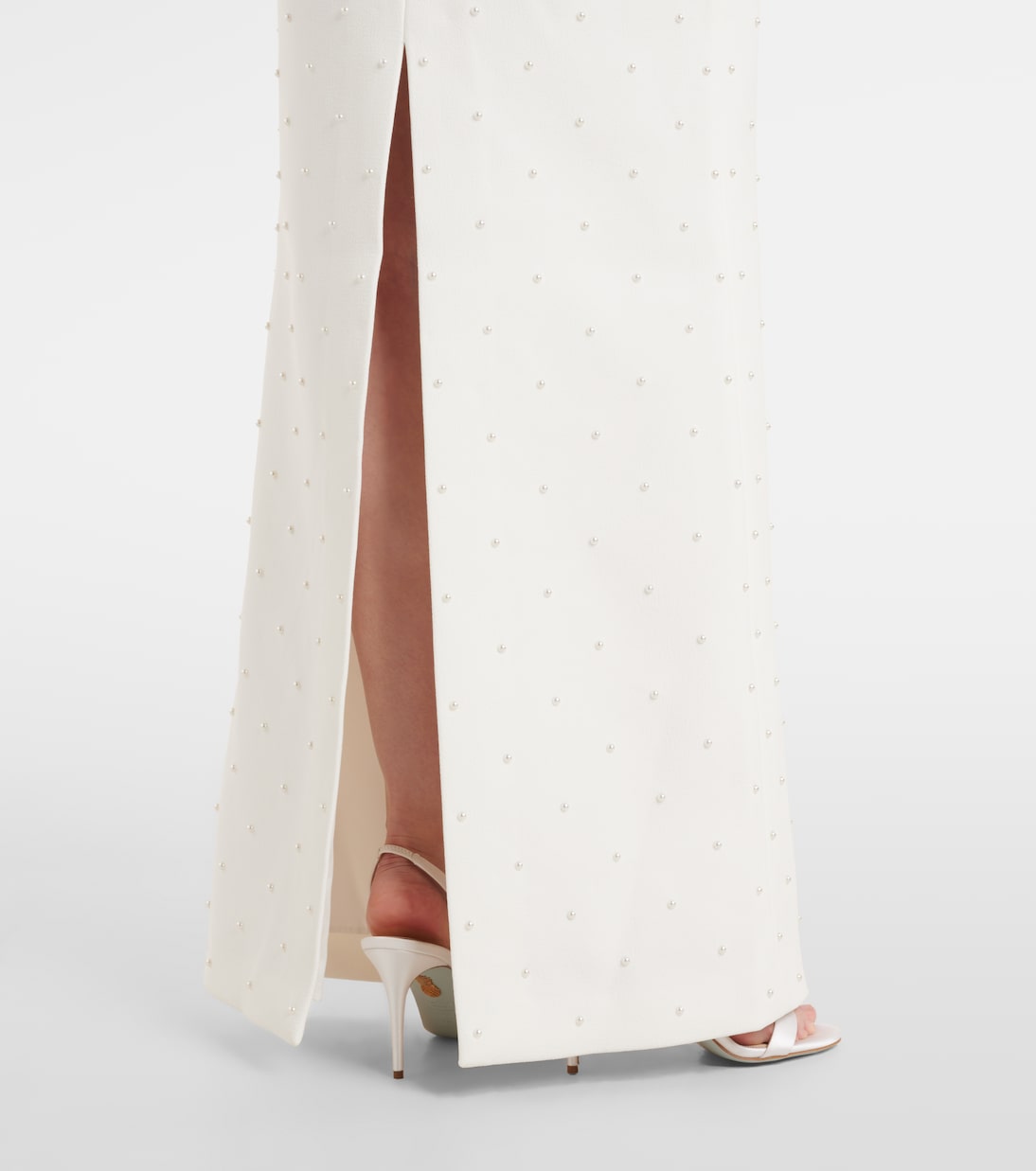 Robe de mariée longue La Peregrina en crêpe | Rebecca Vallance