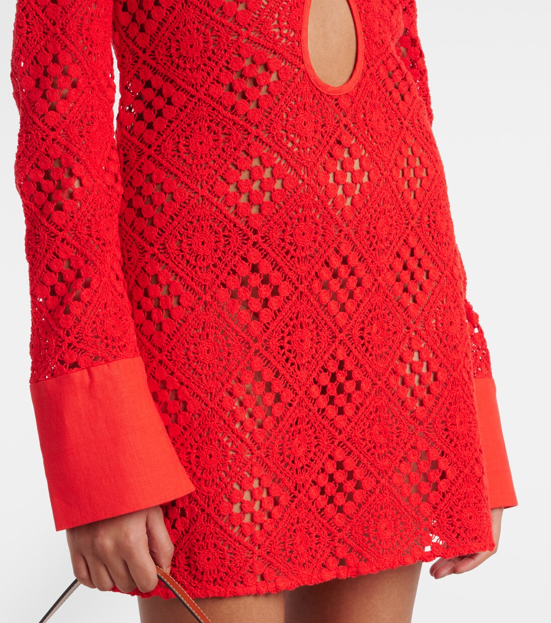 Robe Rayure en crochet de coton | SIR